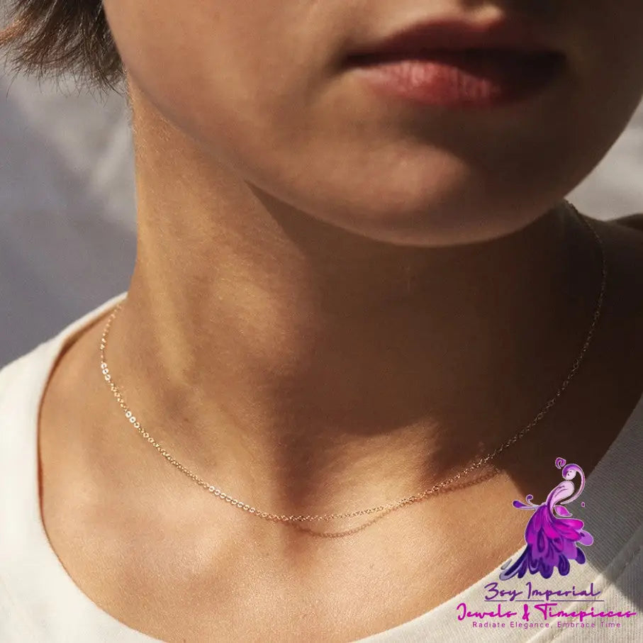 Alloy Gold Necklace Elegant American Collar