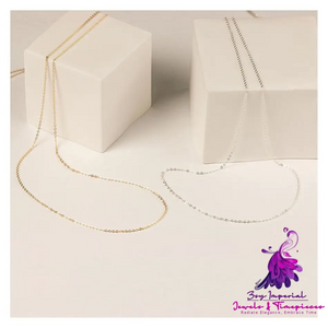 Alloy Gold Necklace Elegant American Collar