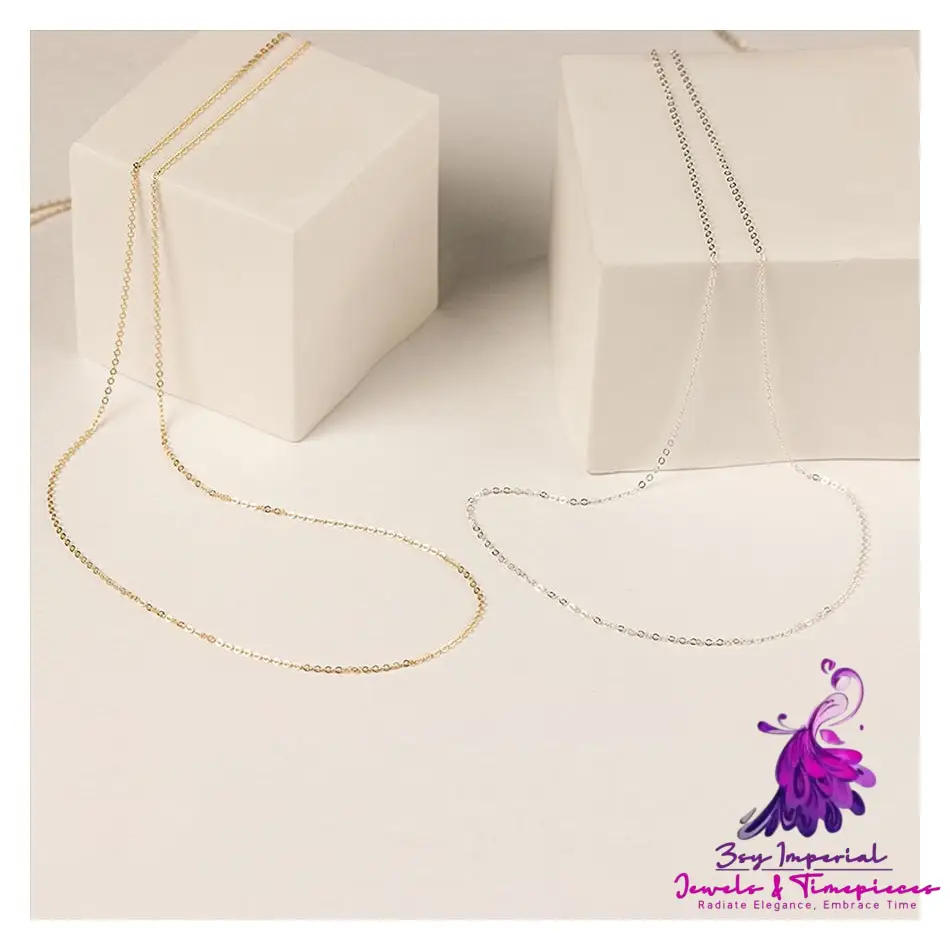 Alloy Gold Necklace Elegant American Collar