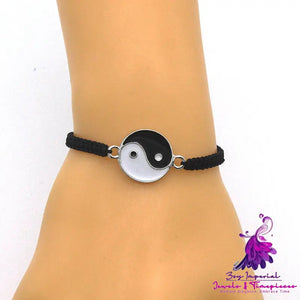 Alloy Eight-diagram-shaped Appetizer Braided Bracelet