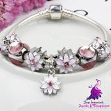 Magnolia Alloy Bracelet