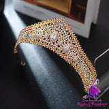 Zirconia Bridal Crown Alloy Court Wedding