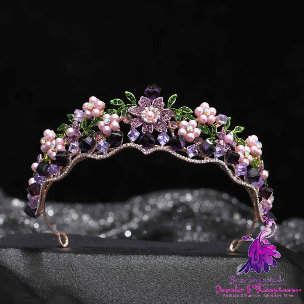 Crystal Flower Bridal Hair Ornaments