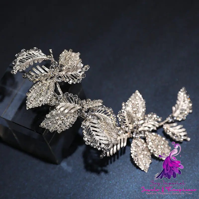 Barrette Alloy Diamond Inlaid Headwear