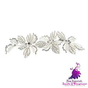 Barrette Alloy Diamond Inlaid Headwear