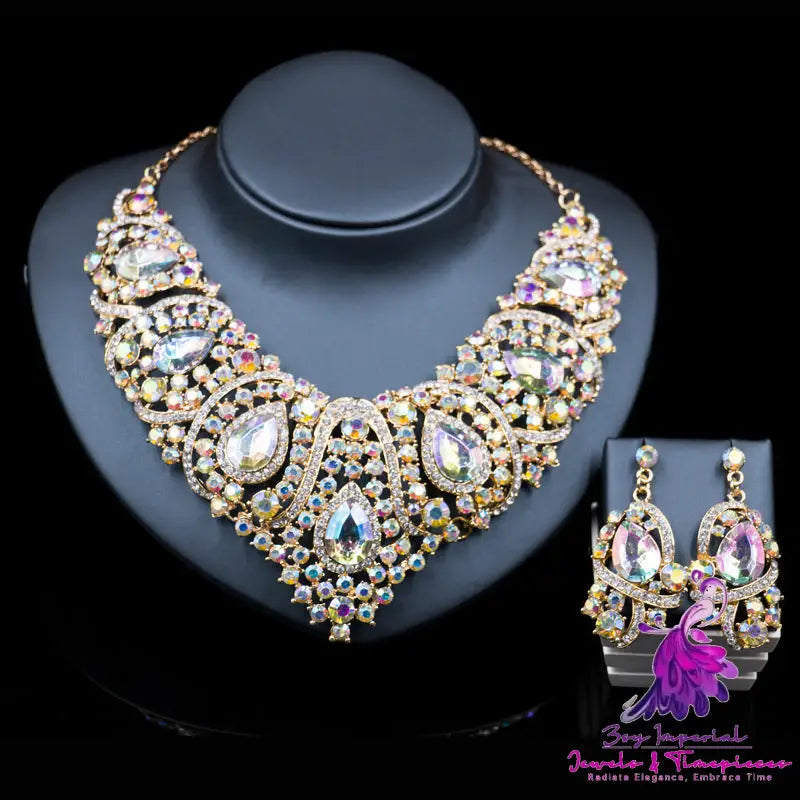 Colorful Exaggerated Bridal Set