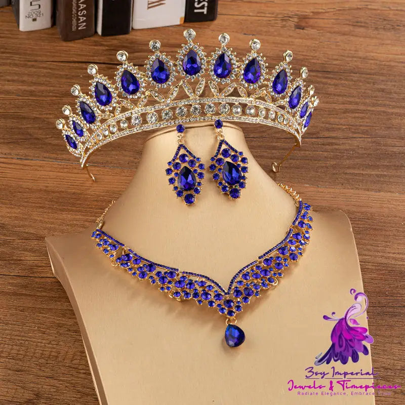 Fashion Alloy Diamond Bridal Crown