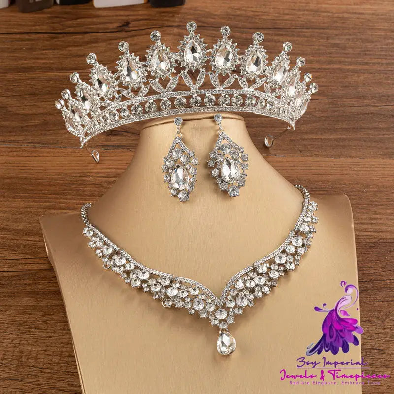 Fashion Alloy Diamond Bridal Crown