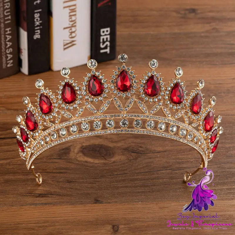 Fashion Alloy Diamond Bridal Crown