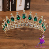 Fashion Alloy Diamond Bridal Crown