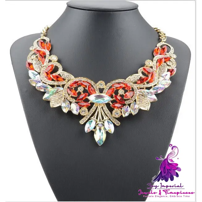 Flower Diamond Necklace