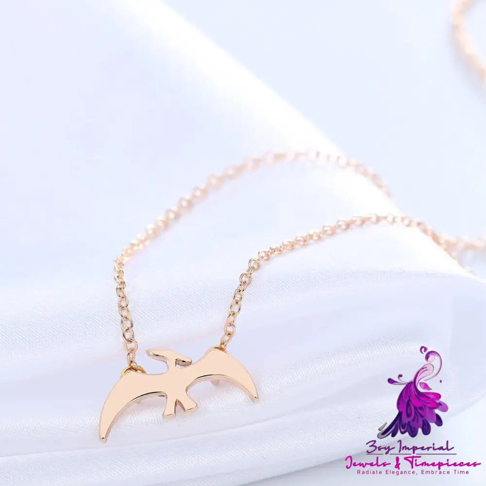 Alloy Dinosaur Pendant Clavicle Chain