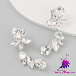 Alloy Rhinestone Earrings