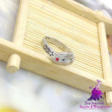 Geometric Alloy Ring Circular Jewelry