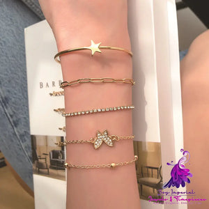 Butterfly Star Simple Alloy Jewelry