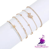 Butterfly Star Simple Alloy Jewelry