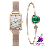 Fashion Ladies Alloy Mesh Strap Watch