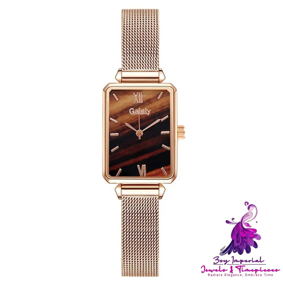 Fashion Ladies Alloy Mesh Strap Watch