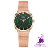 New Women’s Personalized Alloy Mesh Strap Watch