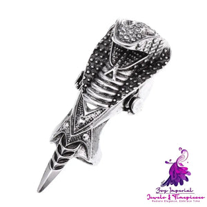 Rock Skull Dragon Ring