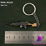 Alloy P92 Model G17 Sand Eagle Left Wheel Keychain