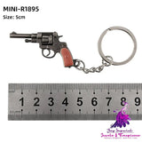 Alloy P92 Model G17 Sand Eagle Left Wheel Keychain