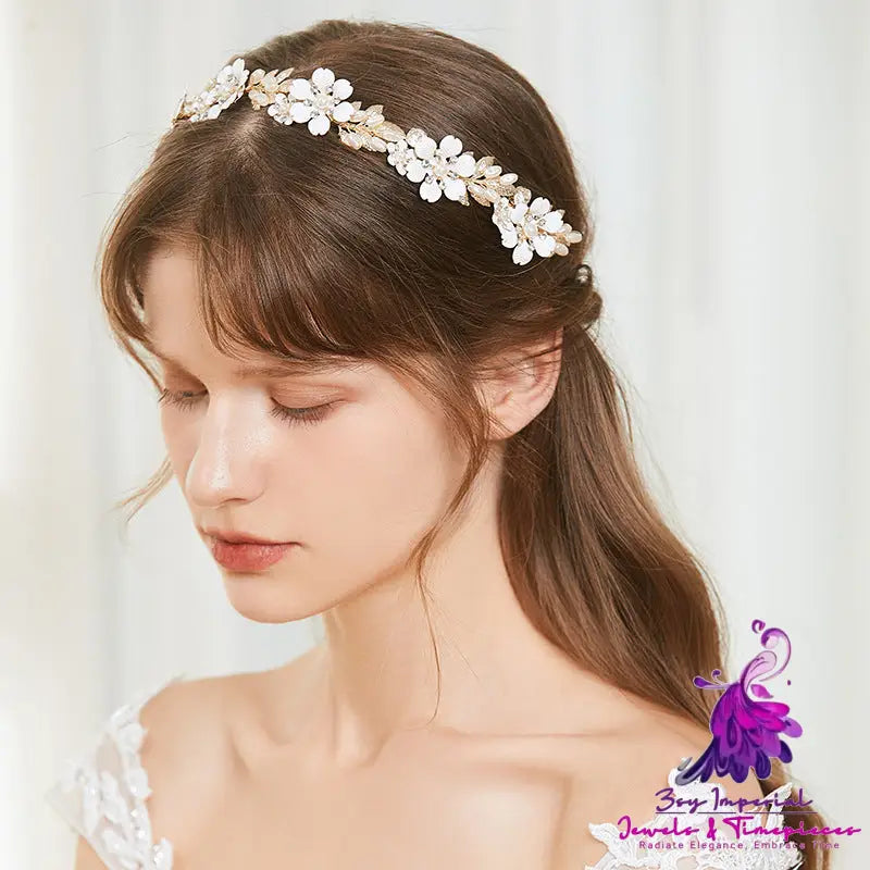 Wedding Crown Alloy Pearl Rhinestone