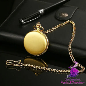 Retro Alloy Quartz Pocket Watch