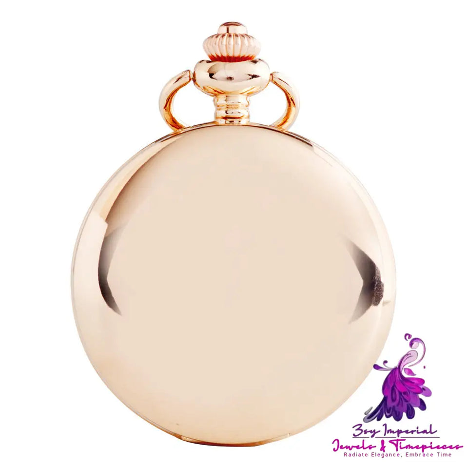 Retro Alloy Quartz Pocket Watch