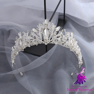 Hand-beaded Bridal Alloy Tiara