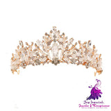 Hand-beaded Bridal Alloy Tiara