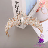 Hand-beaded Bridal Alloy Tiara