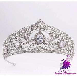 European American Bride Alloy Zircon Crown