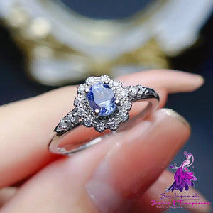 Tanzanite Sterling Silver Ring