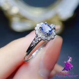 Tanzanite Sterling Silver Ring