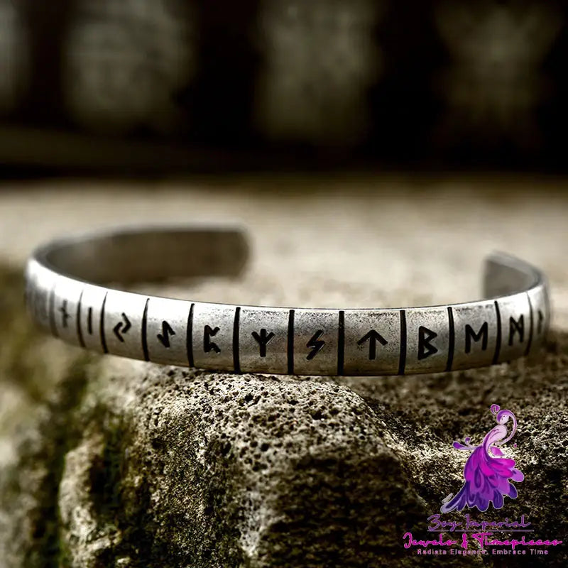 Fashion Stainless Steel Alphabet Bracelet