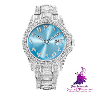 Hip Hop Diamond Business Men’s Quartz Watch