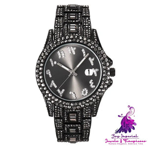 Hip Hop Diamond Business Men’s Quartz Watch