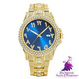 Hip Hop Diamond Business Men’s Quartz Watch