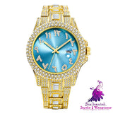 Hip Hop Diamond Business Men’s Quartz Watch