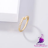 Cross-border Simple Shiny Ring for Index Finger