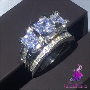 Zircon Personality Diamond Ring