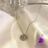 Four-leaf Clover Double-wear Necklace