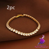 Trendy Style Zircon Copper Bracelet