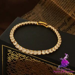 Trendy Style Zircon Copper Bracelet