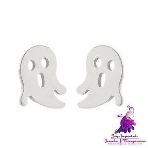 Female European And American Halloween Ghost Stud Earrings