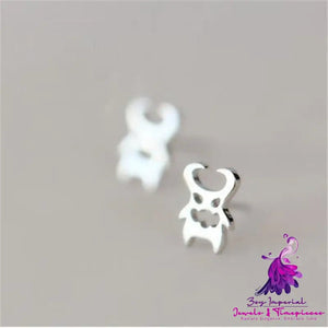 Female European And American Halloween Ghost Stud Earrings