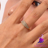 Popular Starry Zircon Ring