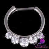 European And American Popular Septum16k Real Gold