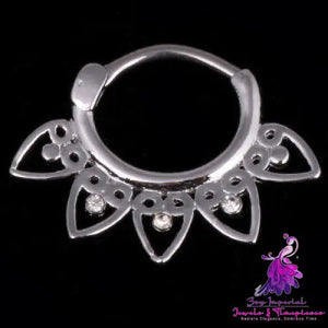 European And American Popular Septum16k Real Gold